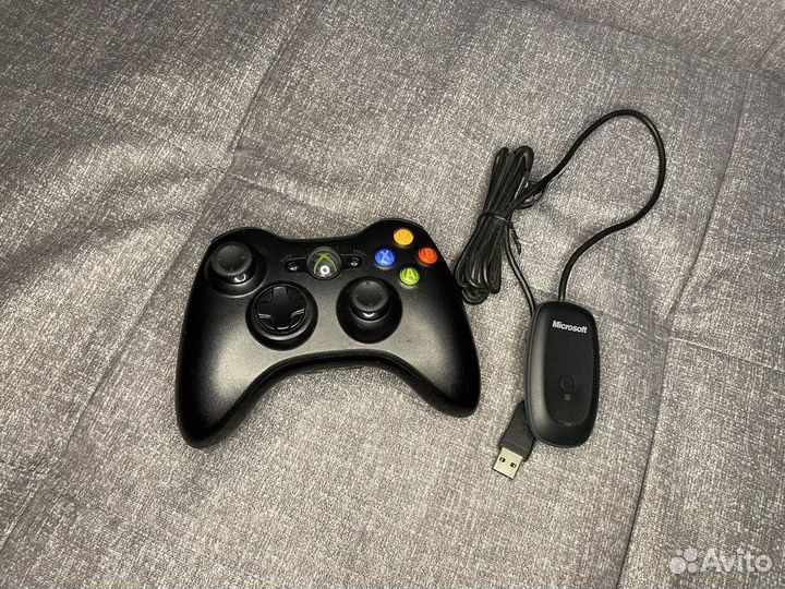 Геймпад для Xbox 360 и ресивер