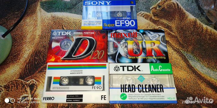 Аудиокассеты (5 шт) новые