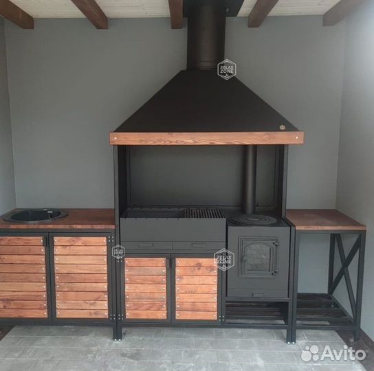 Мангал, мангальный комплекс, печь, казан, барбекю