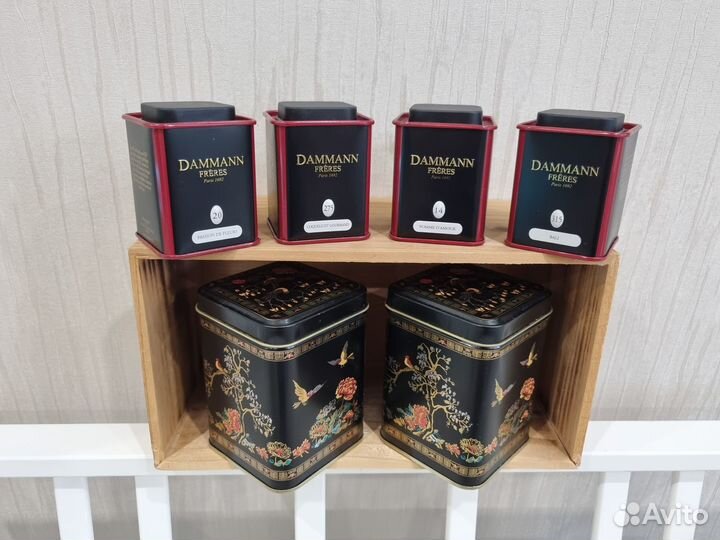 Жестяные баночки-шкатулки