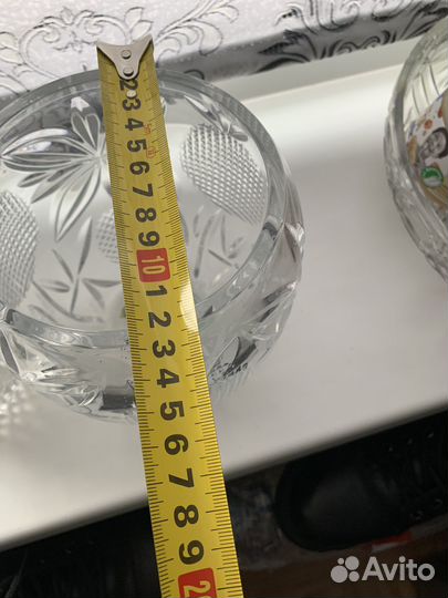 Ваза хрустальная
