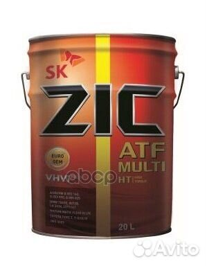 ZIC ATF Multi HT (20L) жидкость гидрав. синт T
