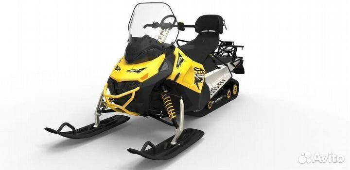 Снегоход stels витязь SA 800 желтый