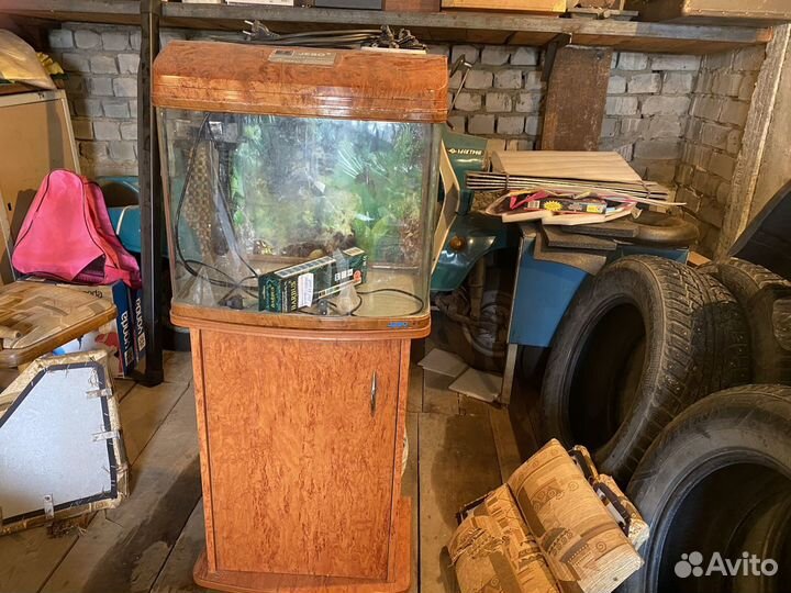 Аквариум с тумбой jebo 70 литров