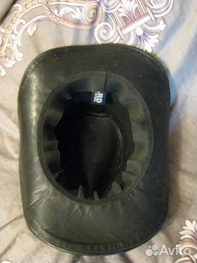 Шляпа кожаная мужская размер 56