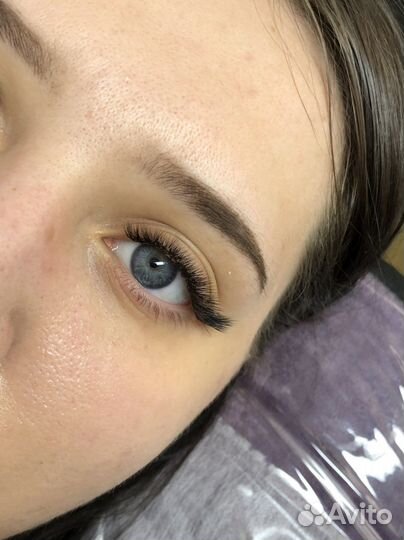 Наращивание ресниц на дому