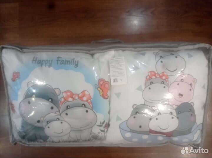 Бортики в кроватку новые