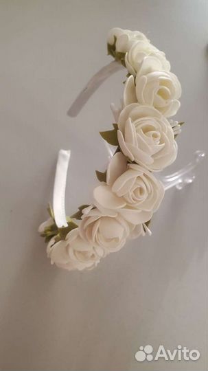 Ободок для волос ручной работы