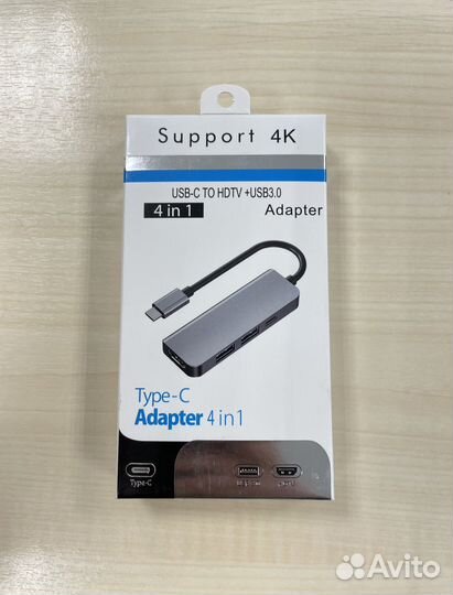 Адаптер Type-C to hdmi/USB3.0/USB2.0/Type-C