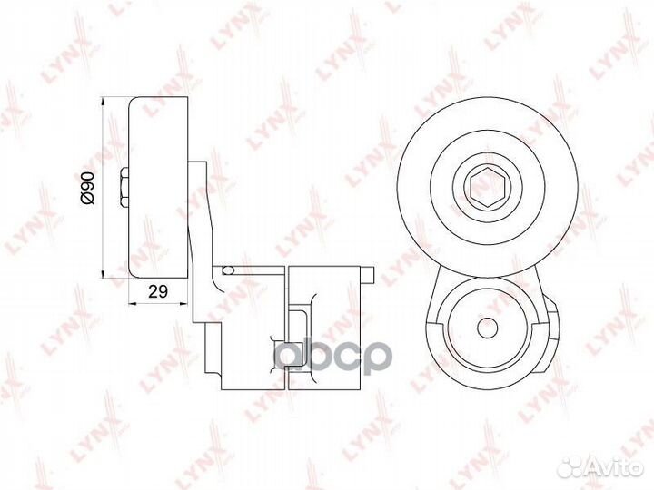 Натяжитель ремня навесного оборудования PT3232