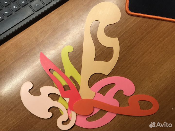 Лекало для черчения. Винаж, СССР