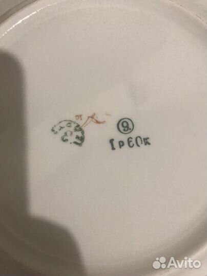 Тарелки фарфор чайка дулево СССР