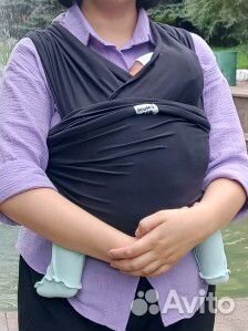 Слинг шарф Mums era серый