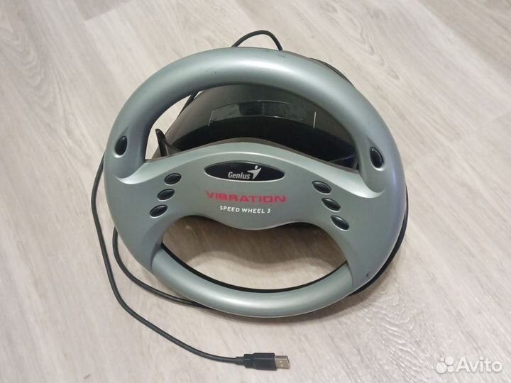 Игровой руль с педалями для пк