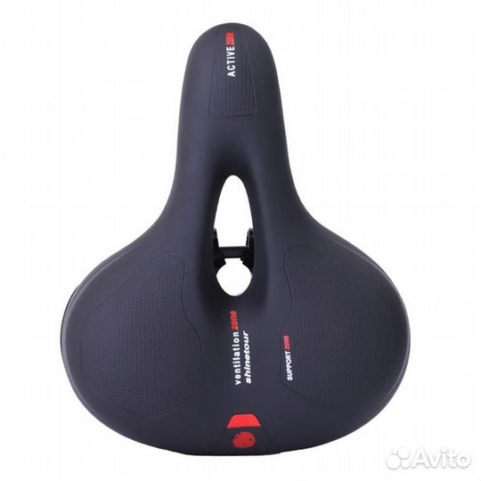 Сиденье для велосипеда мягкое широкое