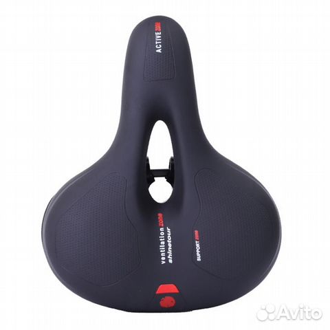 Сиденье для велосипеда мягкое широкое