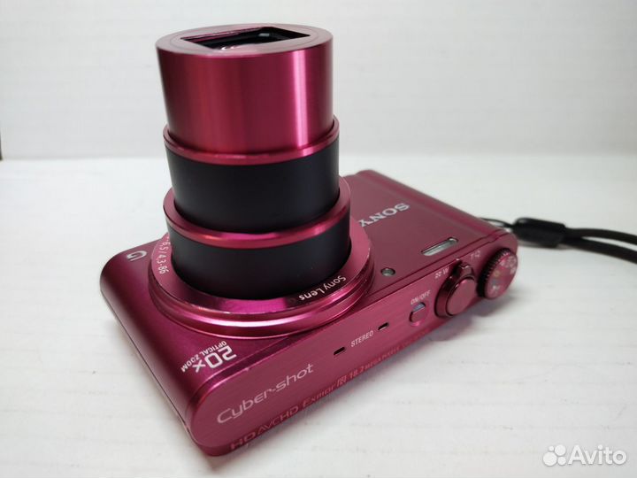 Sony Cyber-shot DSC-WX300 Pink Vintage Cam Wi-fi