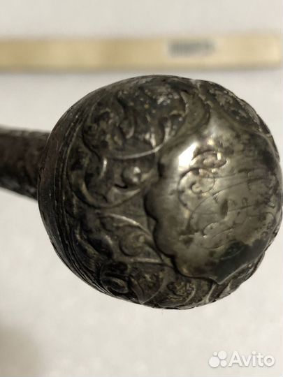 Трость серебро Чернь Кавказ