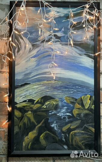 Картина «Море» ручная работа