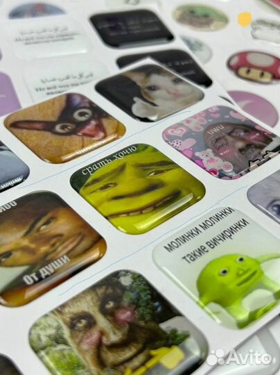 3D стикеры, объемные наклейки на телефон оптом