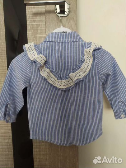 Рубашка для девочки 80 86