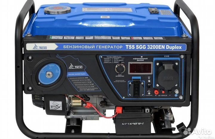 Бензогенератор 3,2кВт старт до 6кВт