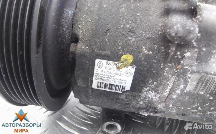 Компрессор кондиционера Renault Megane 3 2009