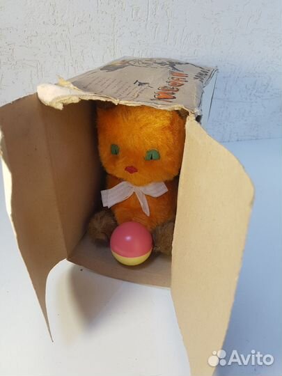 Игрушка СССР Котенок Мурзик
