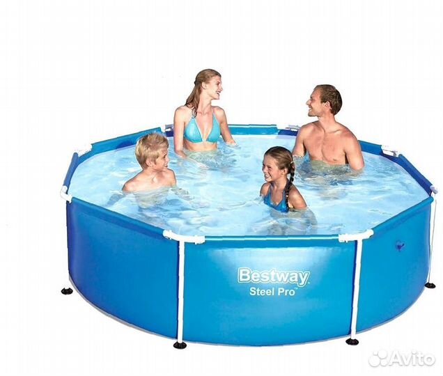 Каркасный бассейн в упаковке