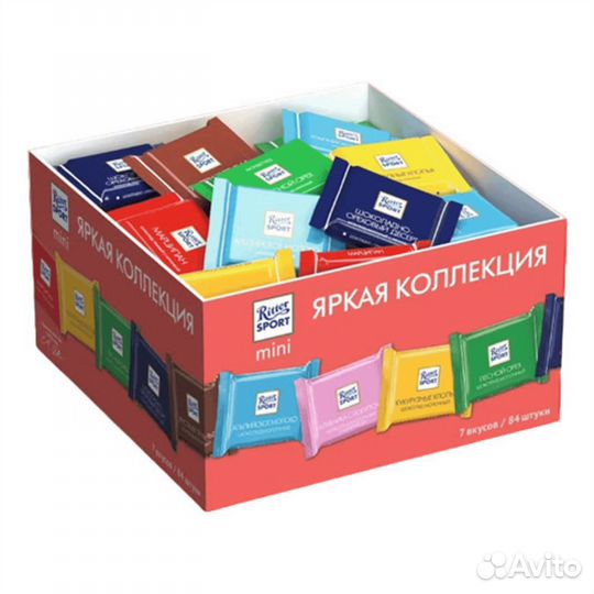 Ritter Sport mini набор 84 шт