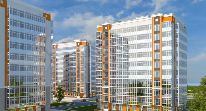 2-к. квартира, 61,6 м², 5/10 эт.