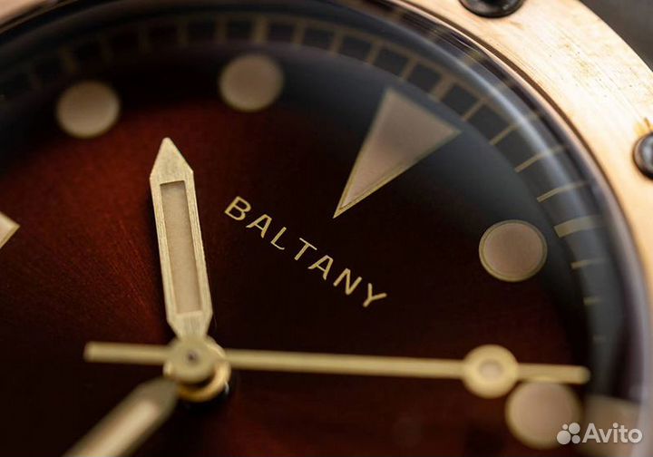 Часы Baltany Design с бронзовым безелем