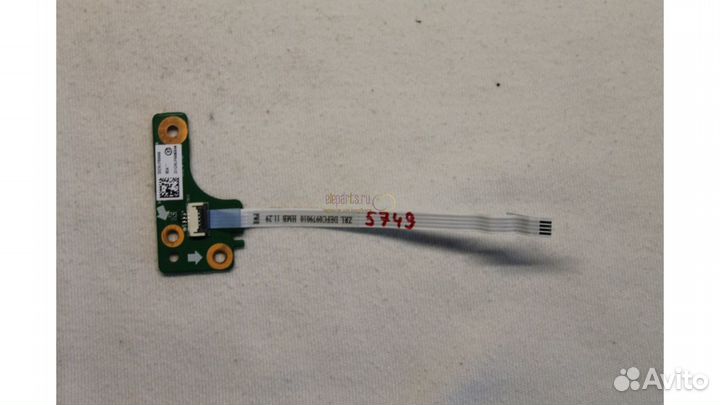 Кнопка включения, старта запуска Acer Aspire 5749