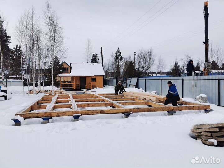 Фундамент на жб сваях