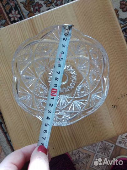 Хрустальная ваза