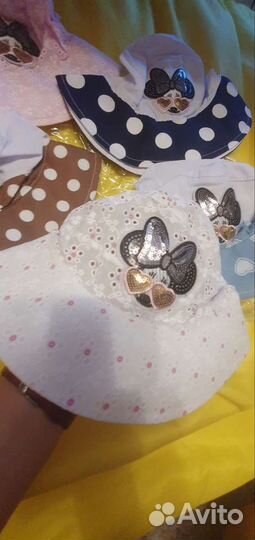 Панама для девочки на 2 года 3 года