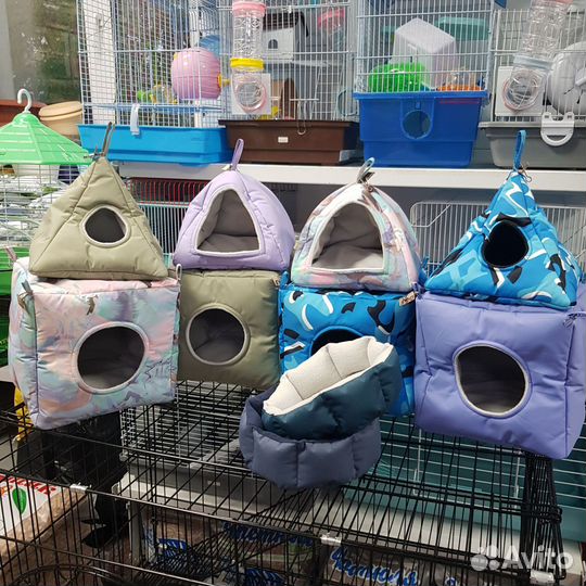 Домики, гамаки, виг вамы для грызунов