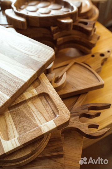 Деревянная посуда / конфетница деревянная тарелка