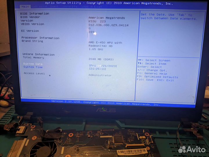Материнская плата asus X53B K53B X53U K53U
