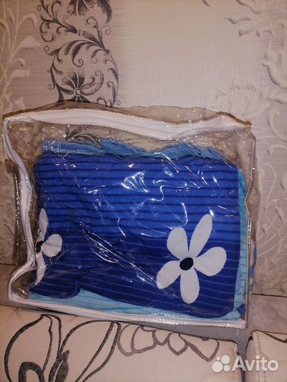 Постельное белье комплект махровое (двуспальное)