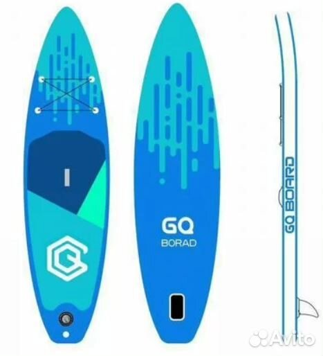 GQ Sup board, доска, сап оранжевый голубой