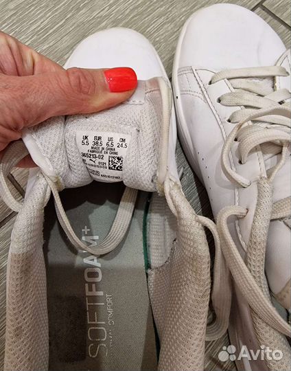 Кеды белые Puma, унисекс, размер 37.5