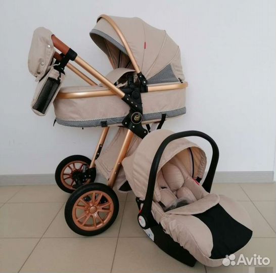 Коляска 3в1 трансформер Новая (стильная)
