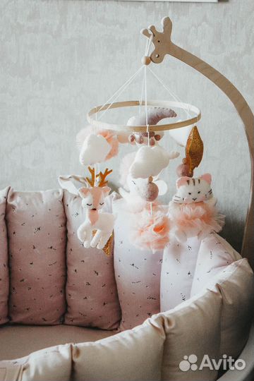 Детская кроватка трансформер 6 в 1 с маятником