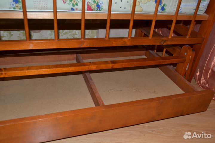 Кроватка-маятник, набор с балдахином