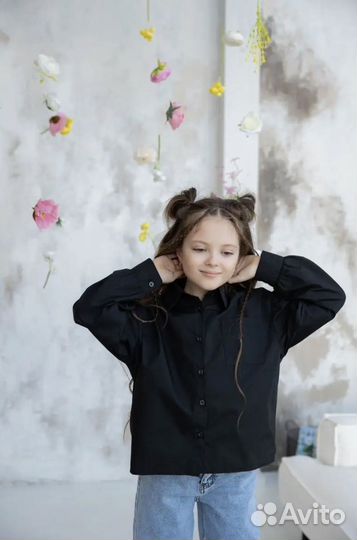 Рубашка для девочки 140