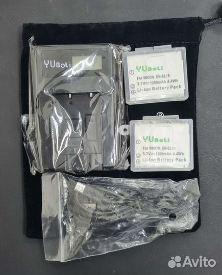 Зарядное устройство, аккумуляторы Nikon EN-EL19