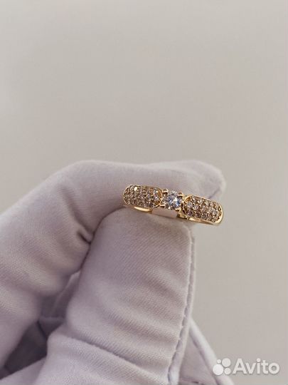 Золотое Кольцо 585 пробы с бриллиантами. Рассрочка