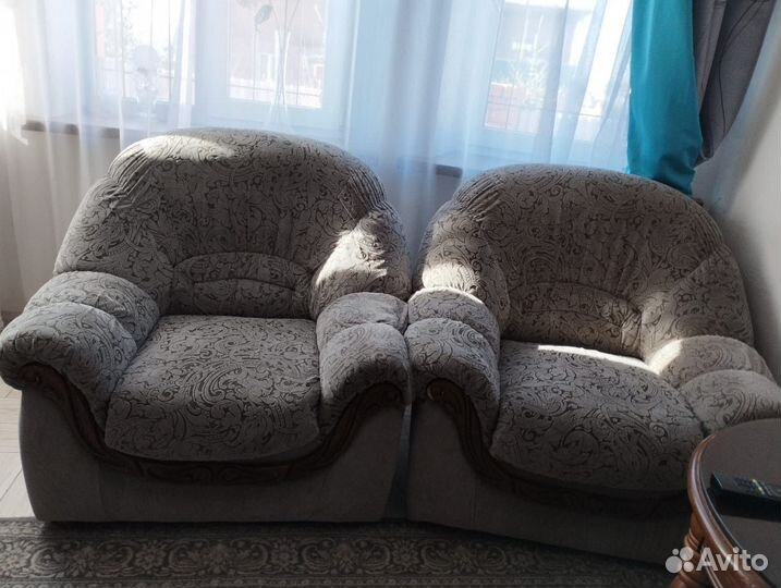 Диван с креслами бу