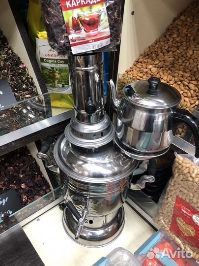 Самовар на дровах новый